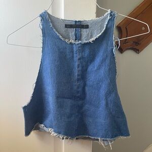 Cut Off Jean Top